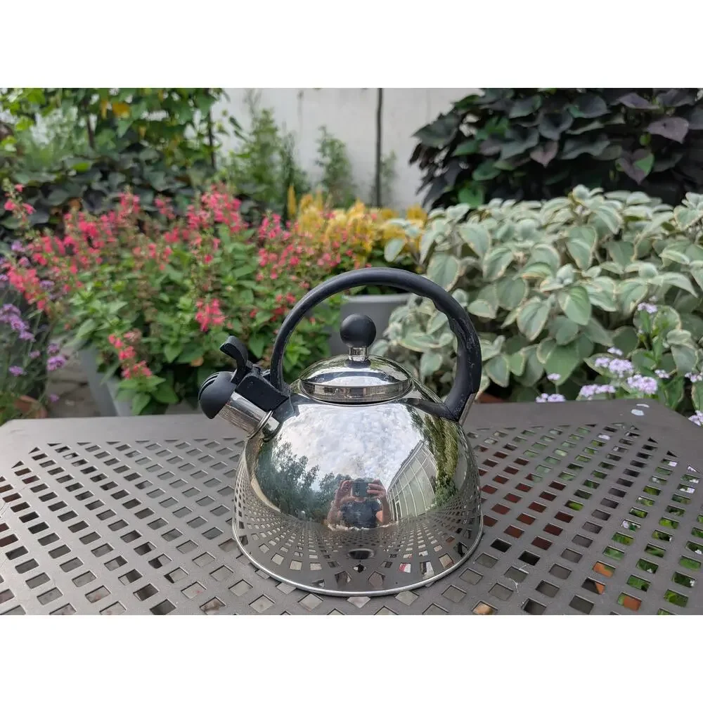 Stainless Steel Tea Kettle Whistling Teakettle 8